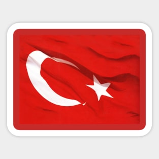 turkey flag Sticker